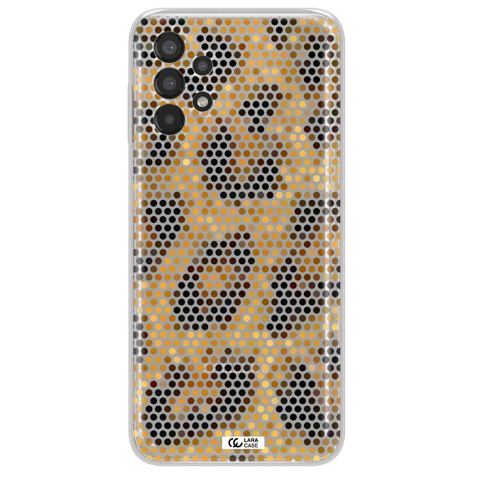 Leopard Dots Samsung A13 Clear TPU Case