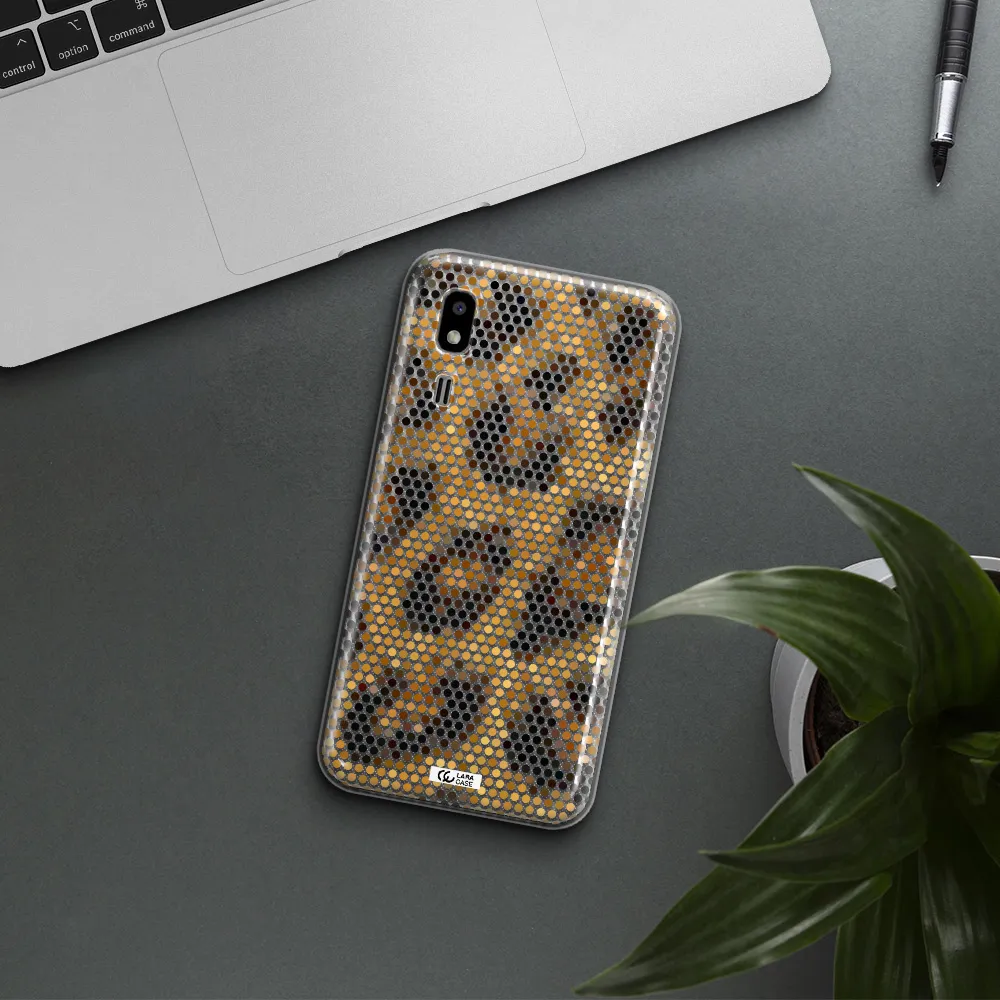 Leopard Dots Samsung A2 Core Clear TPU Case