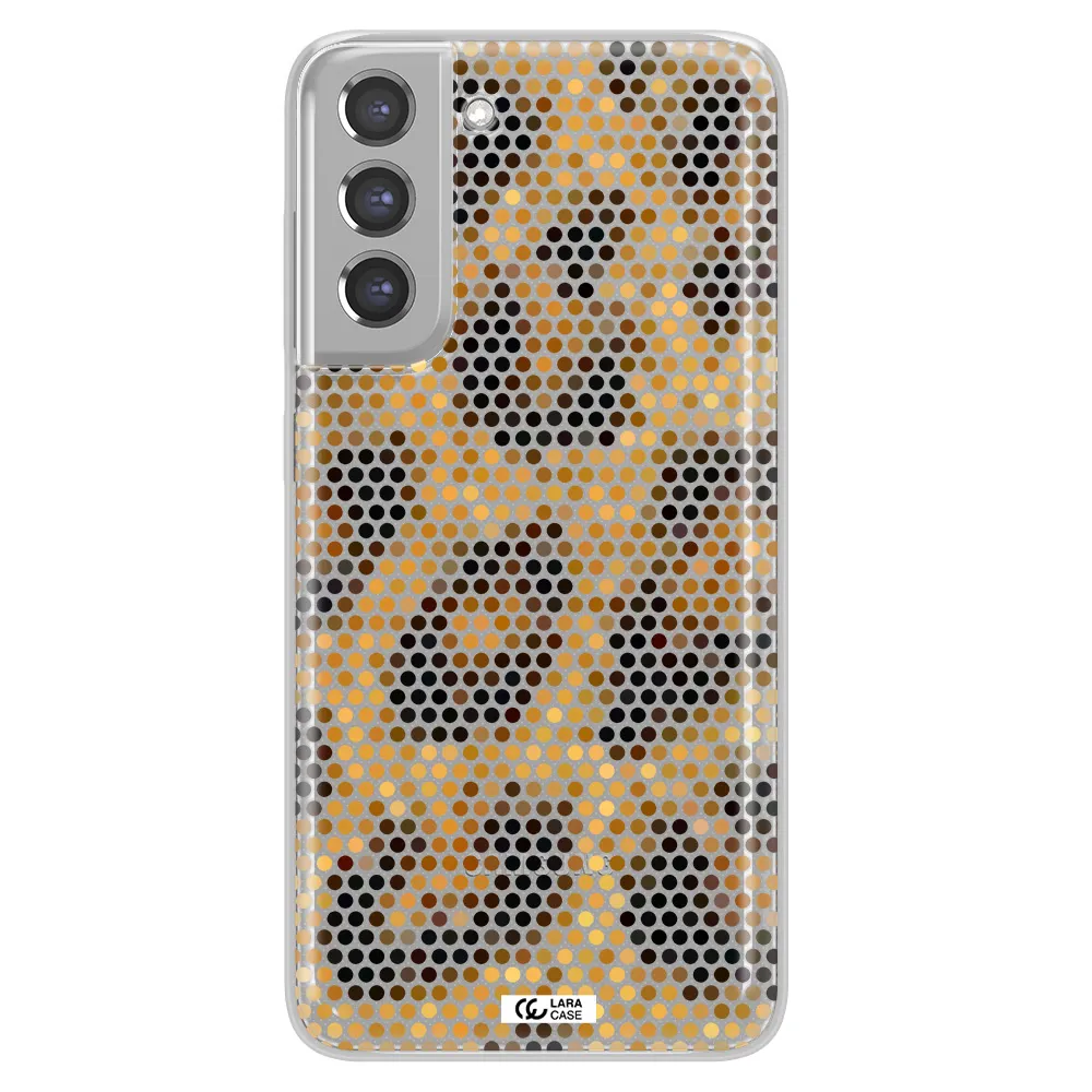 Leopard Dots Samsung A21 Fe Clear TPU Case