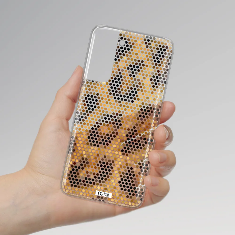 Leopard Dots Samsung A21 Fe Clear TPU Case