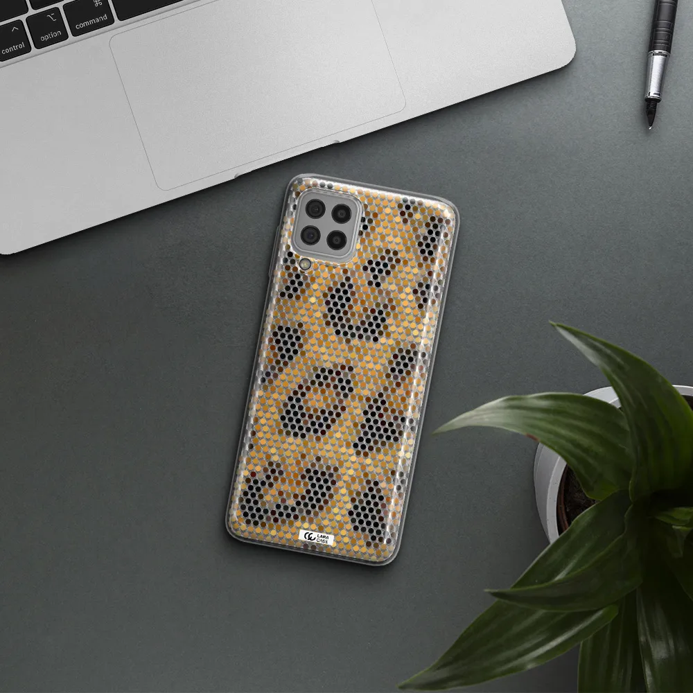Leopard Dots Samsung A22 4g Clear TPU Case