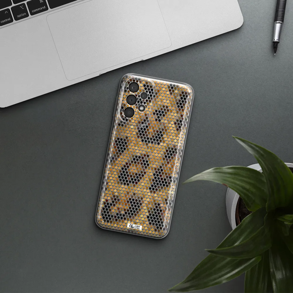 Leopard Dots Samsung A23 5G Clear Tpu Case