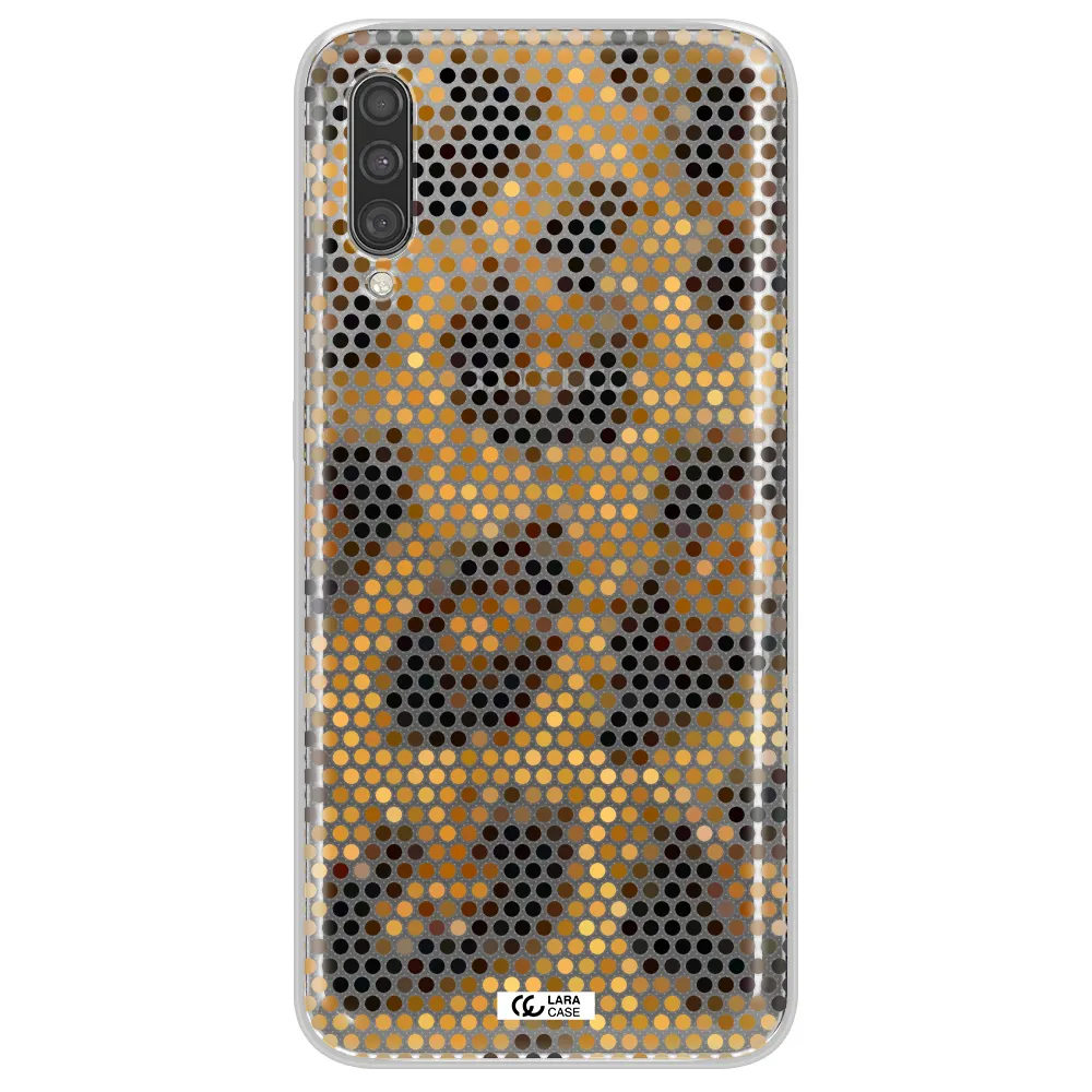 Leopard Dots Samsung A30S Clear TPU Case