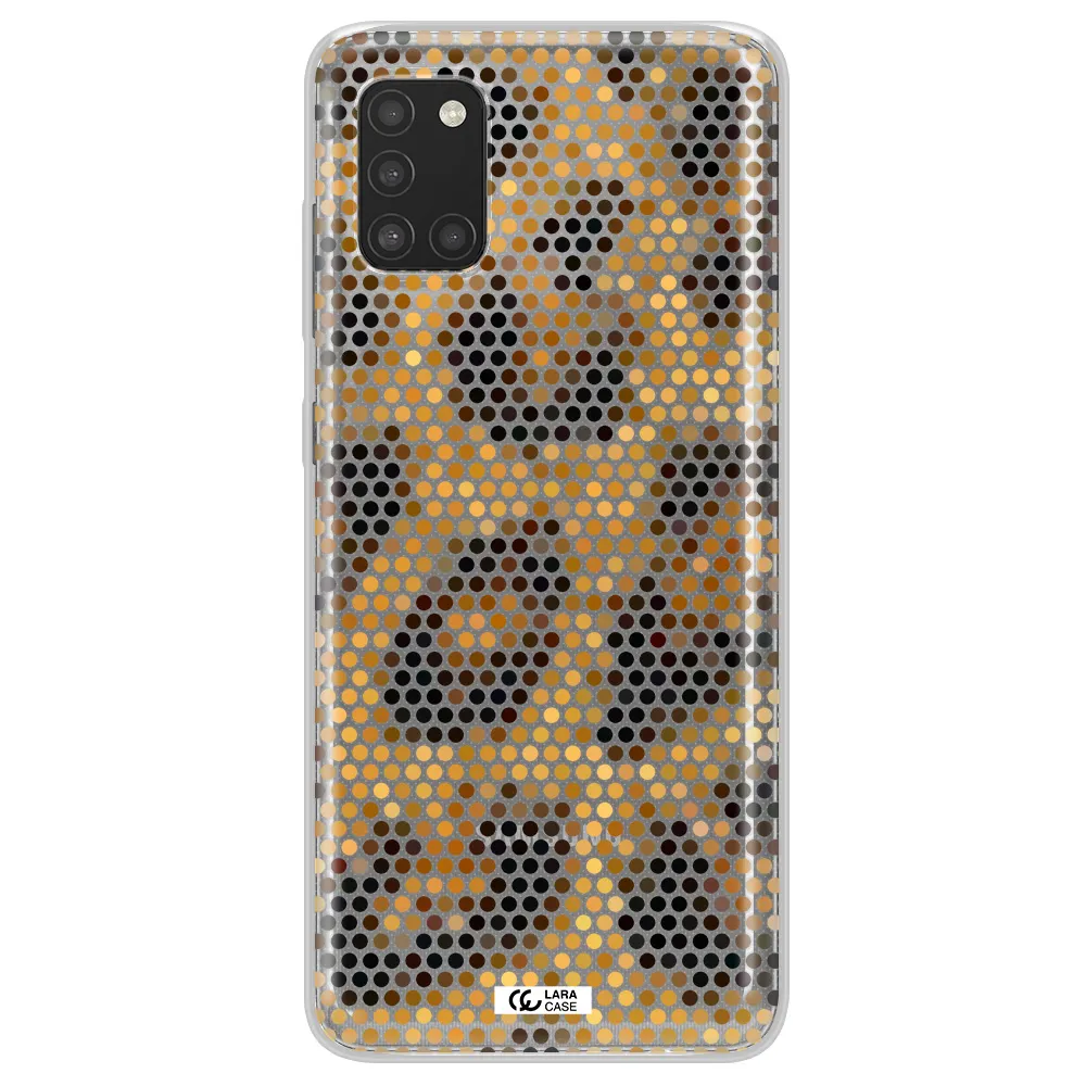 Leopard Dots Samsung A31 Clear TPU Case