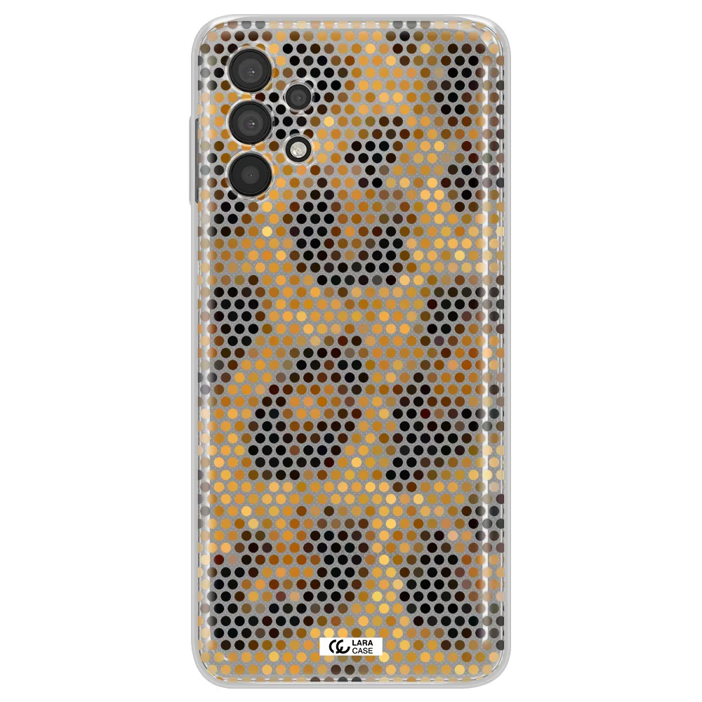Leopard Dots Samsung A32 Clear TPU Case