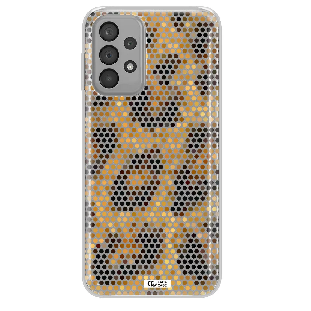 Leopard Dots Samsung A33 Clear TPU Case