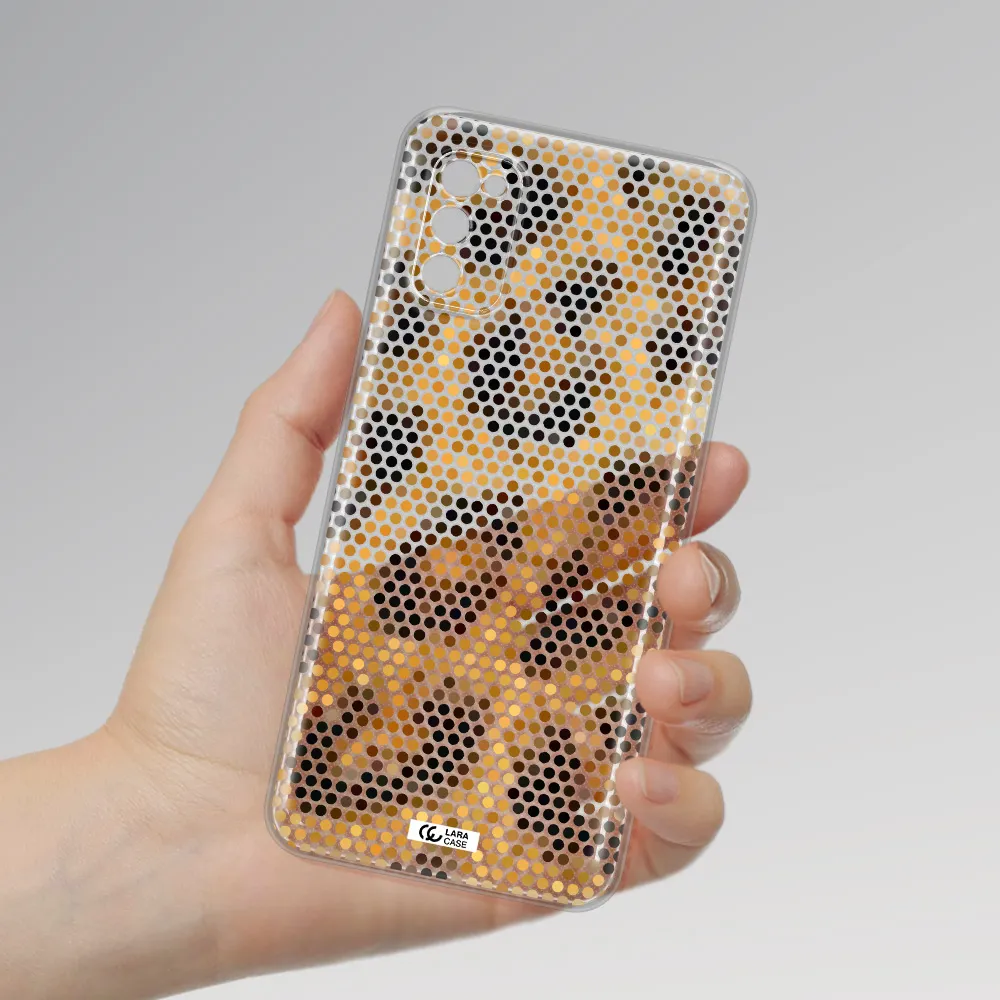 Leopard Dots Samsung A41 Clear Tpu Case