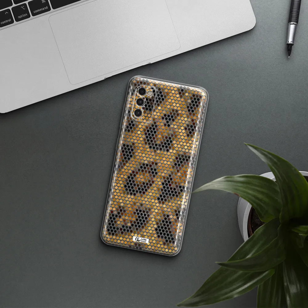 Leopard Dots Samsung A41 Clear Tpu Case