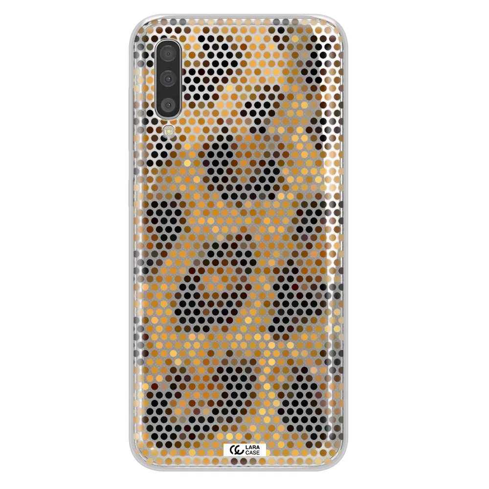 Leopard Dots Samsung A50S Clear Tpu Case