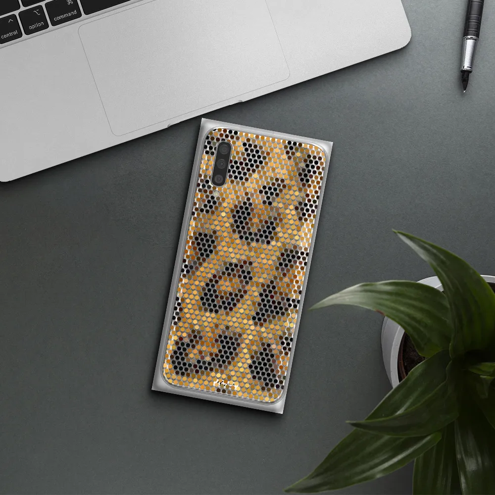 Leopard Dots Samsung A50S Clear Tpu Case
