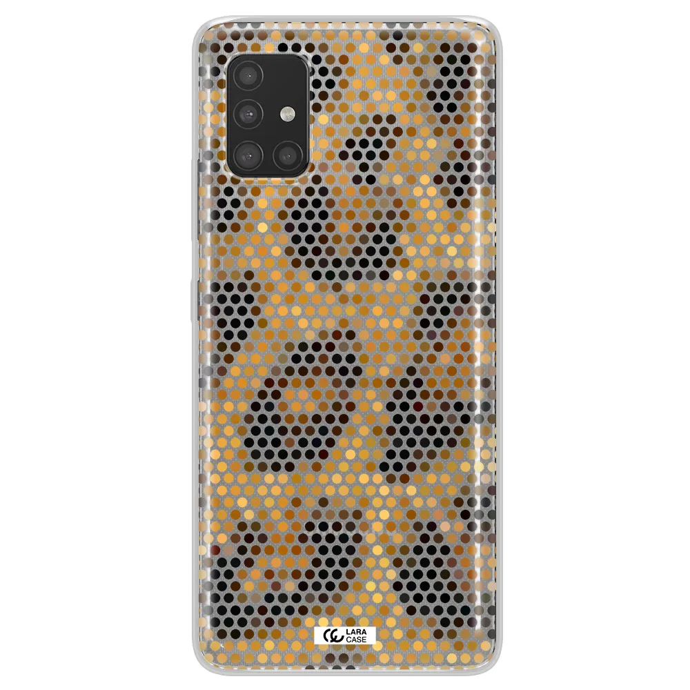 Leopard Dots Samsung A51 Clear TPU Case