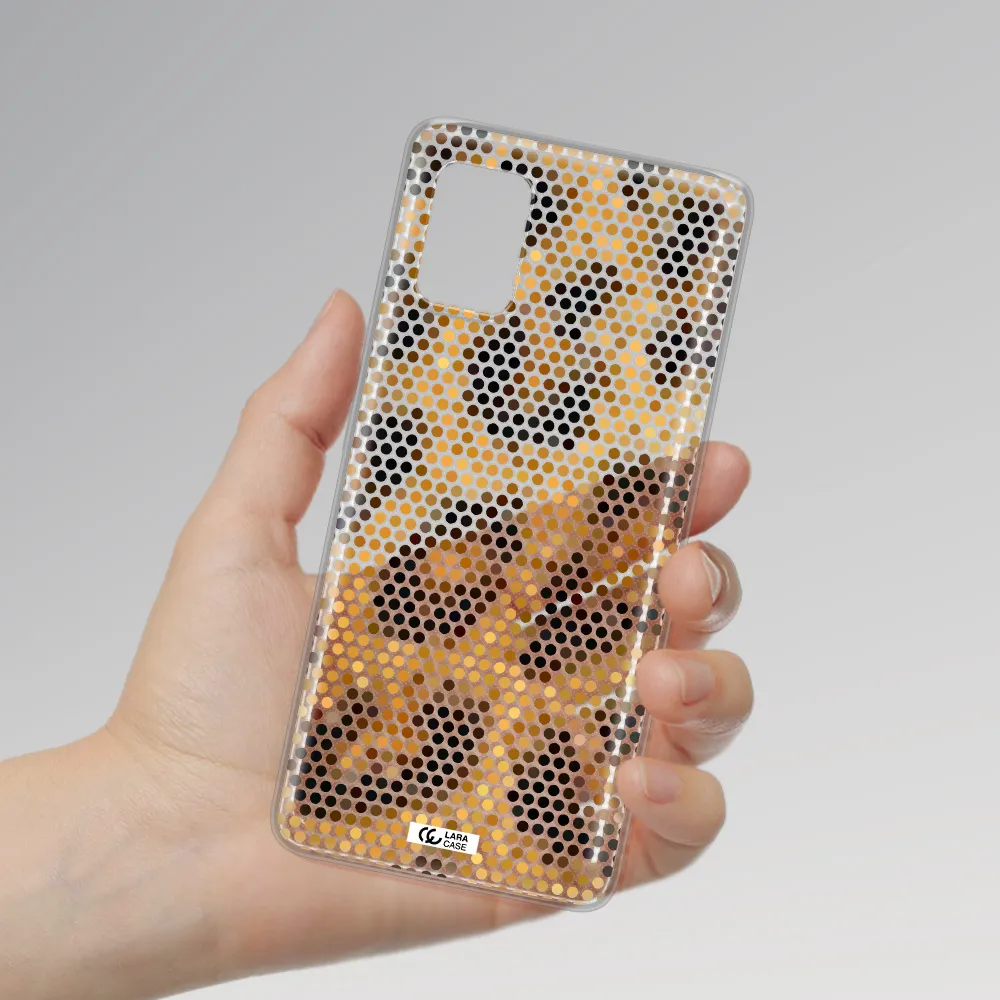 Leopard Dots Samsung A51 Clear TPU Case