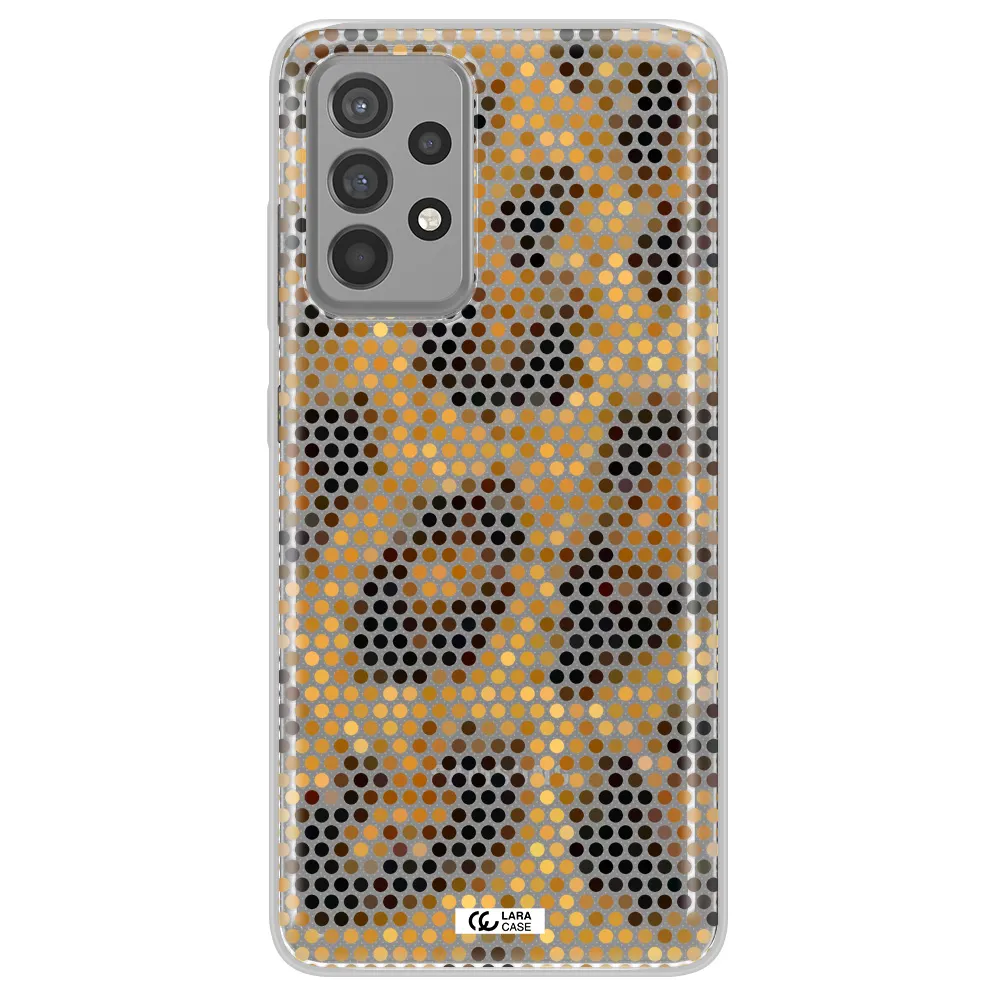 Leopard Dots Samsung A52 Clear TPU Case