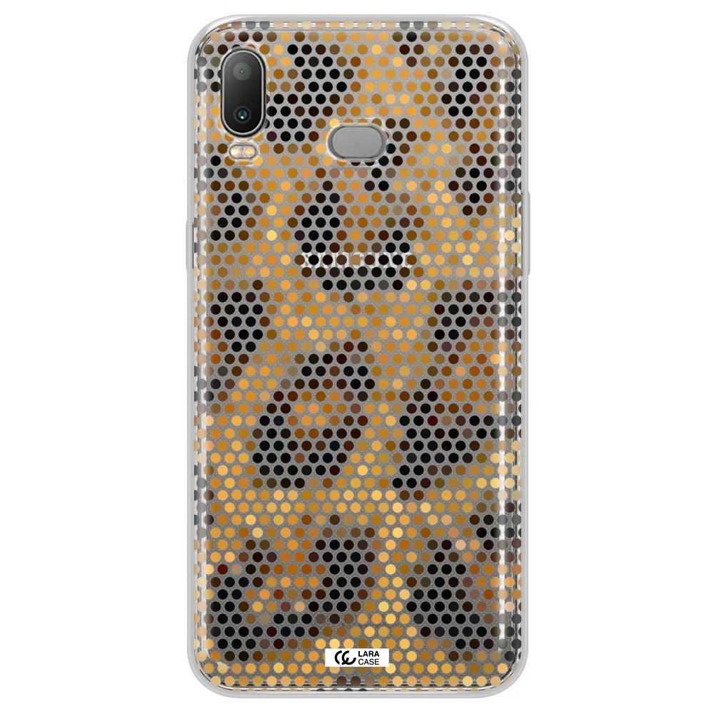 Leopard Dots Samsung A6S Clear TPU Case