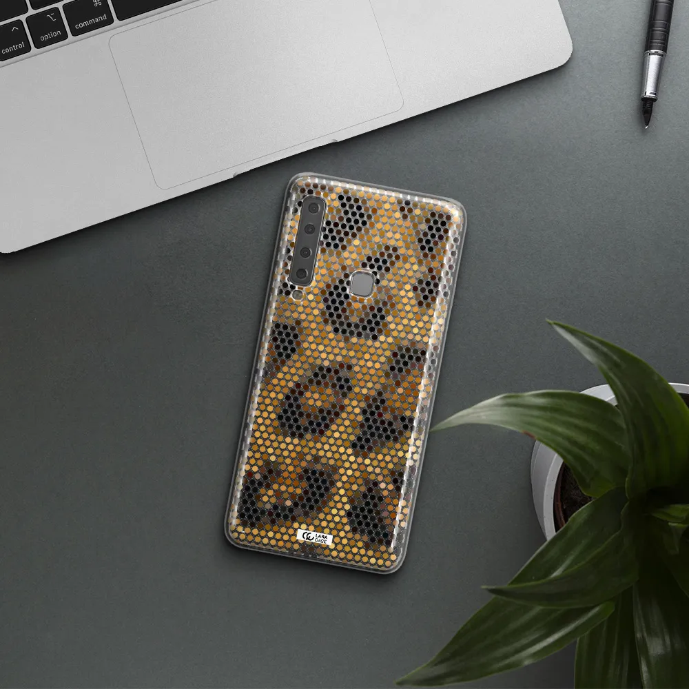 Leopard Dots Samsung A9 2018 Clear TPU Case