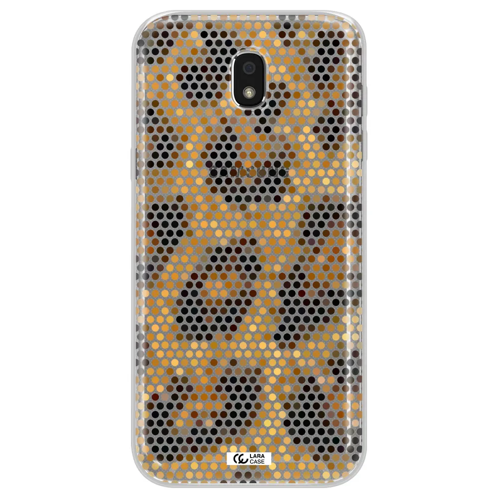 Leopard Dots Samsung J5 2017 Clear TPU Case