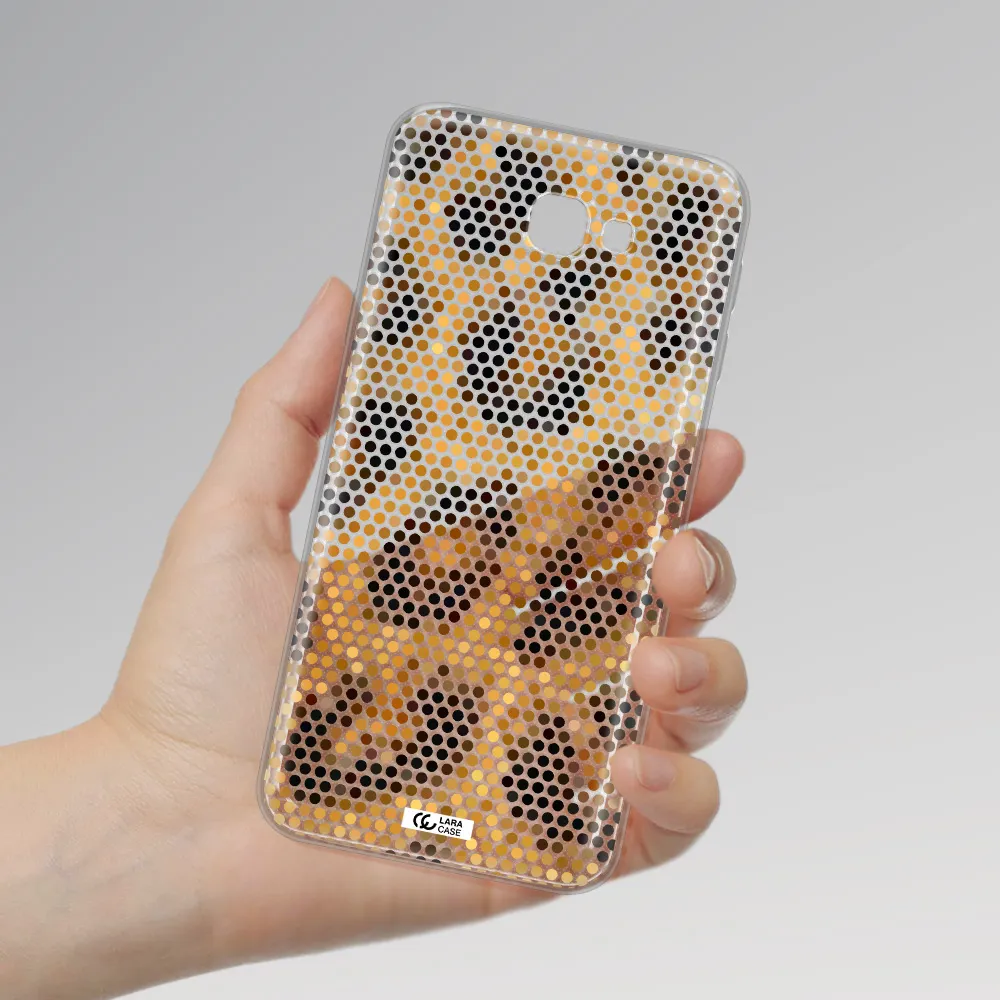 Leopard Dots Samsung J5 Prime Clear TPU Case