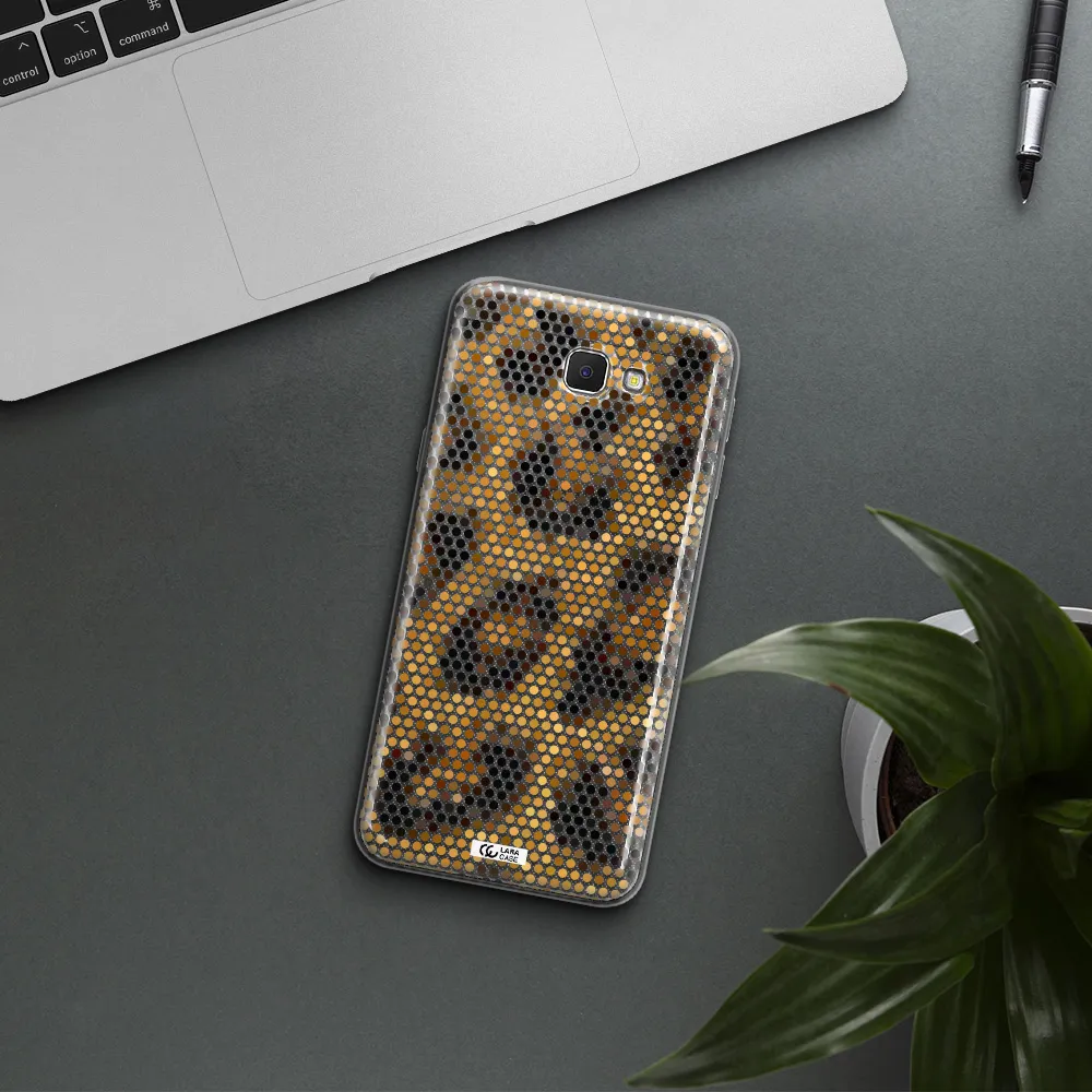 Leopard Dots Samsung J5 Prime Clear TPU Case