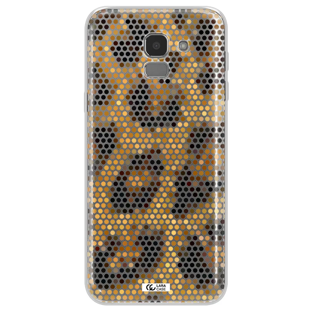 Leopard Dots Samsung J6 Clear TPU Case