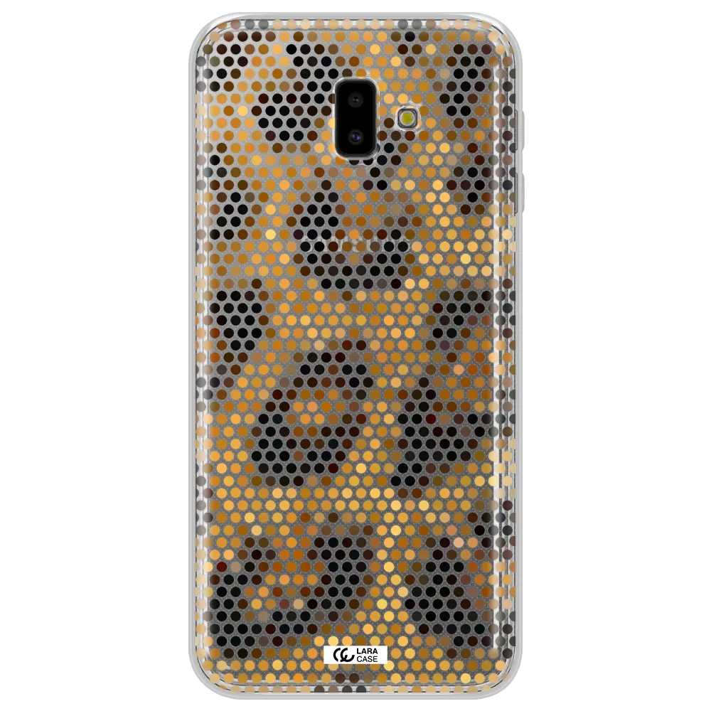 Leopard Dots Samsung J6 Plus Clear TPU Case