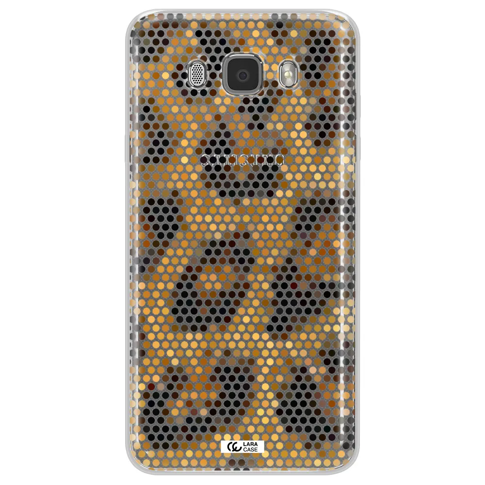 Leopard Dots Samsung J7 2016 Clear TPU Case