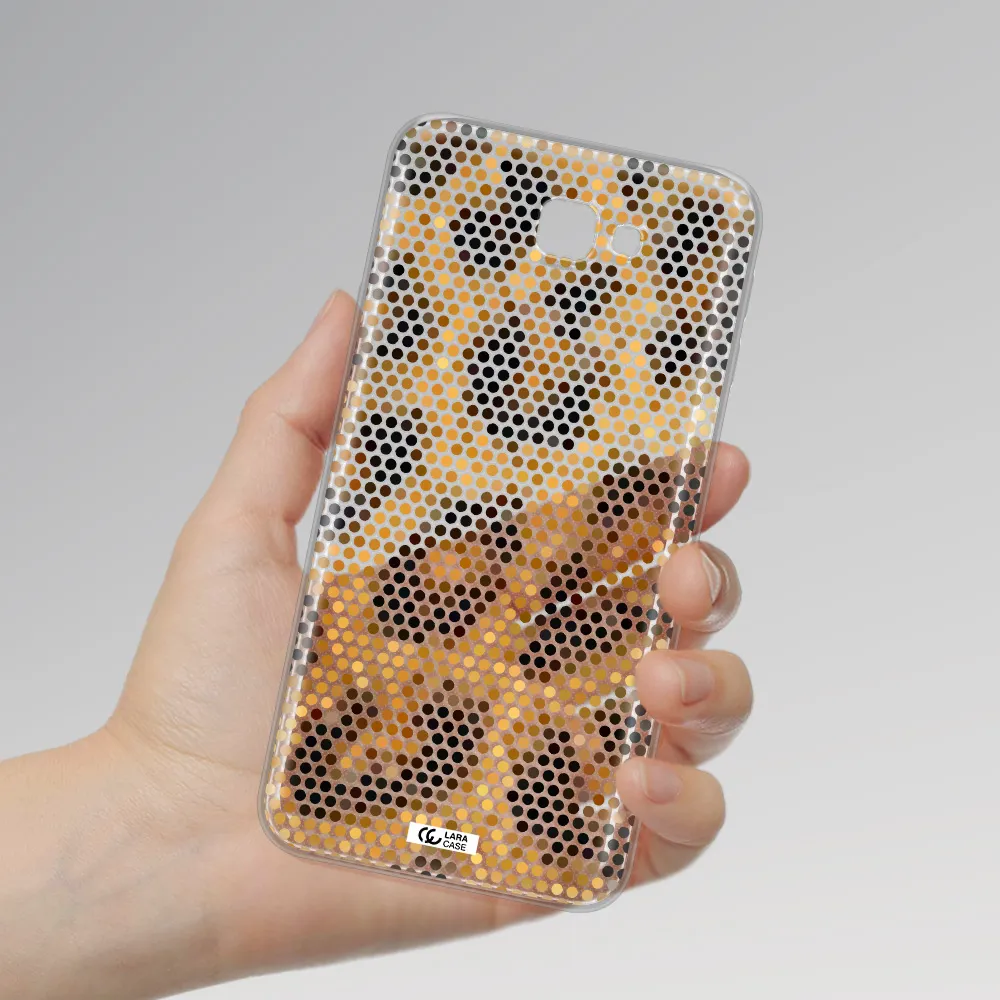 Leopard Dots Samsung J7 Prim Clear TPU Case