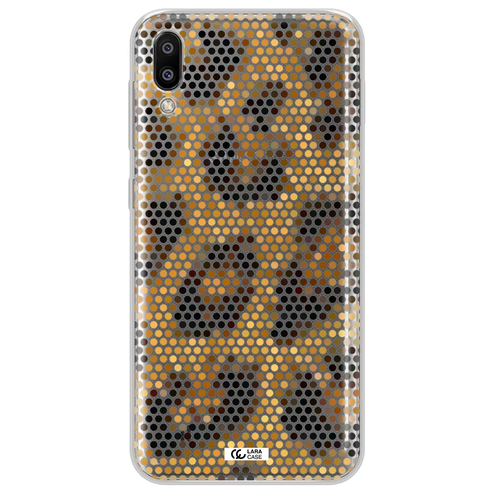 Leopard Dots Samsung M10 Clear TPU Case