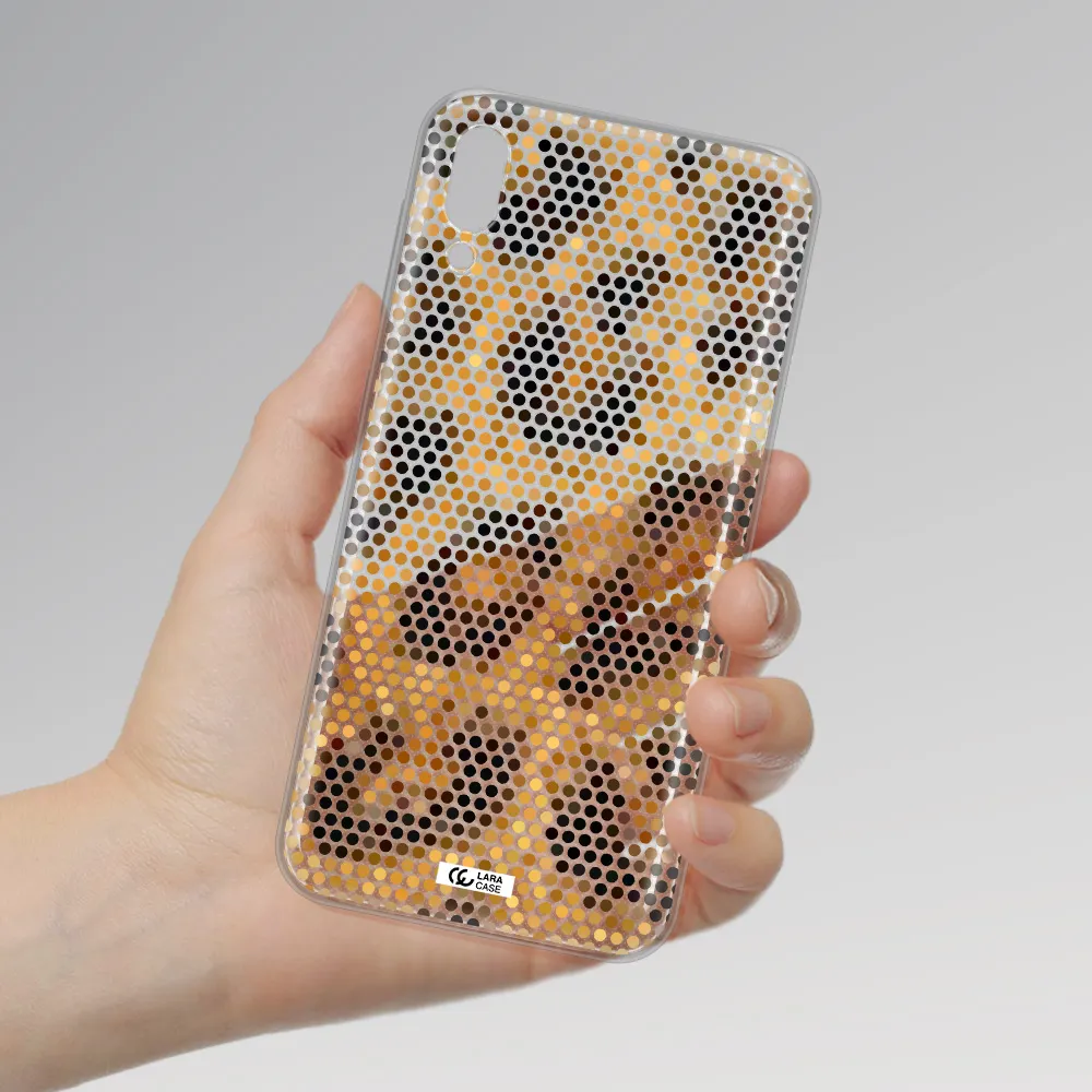 Leopard Dots Samsung M10 Clear TPU Case