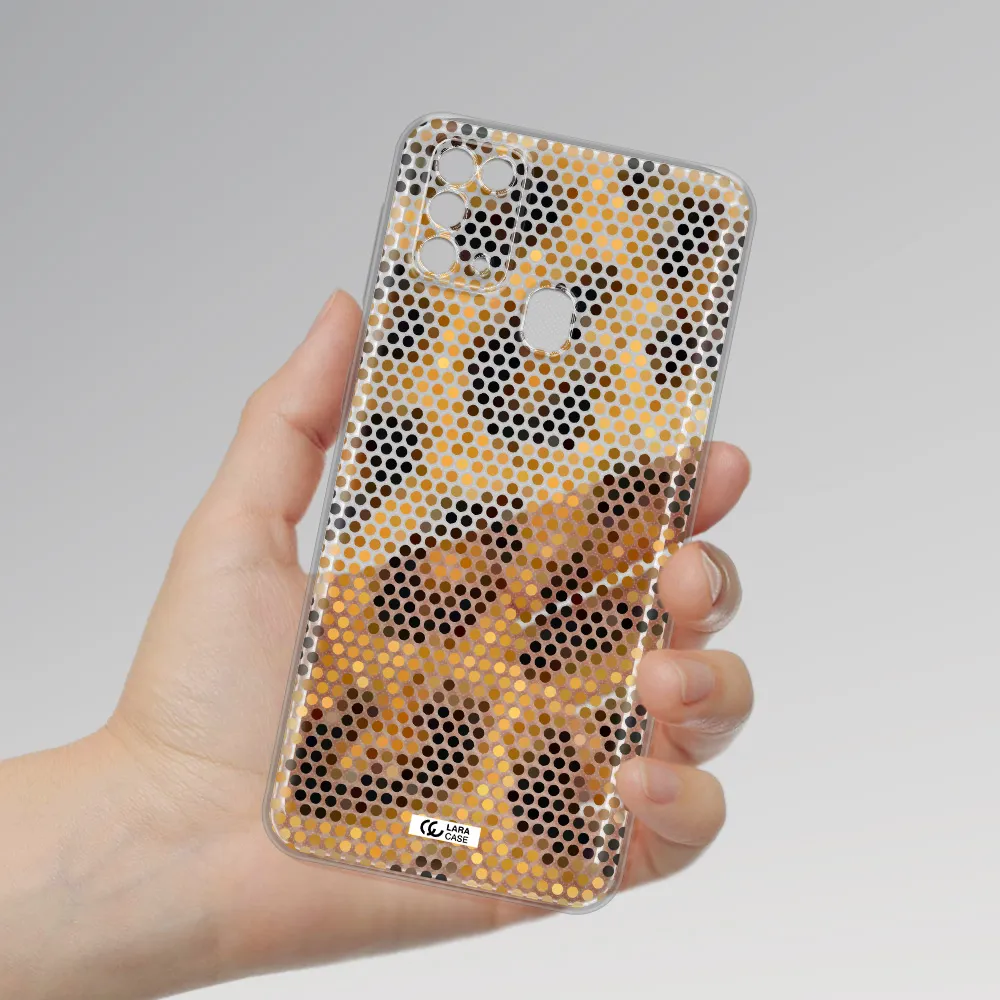 Leopard Dots Samsung M31 Clear TPU Case