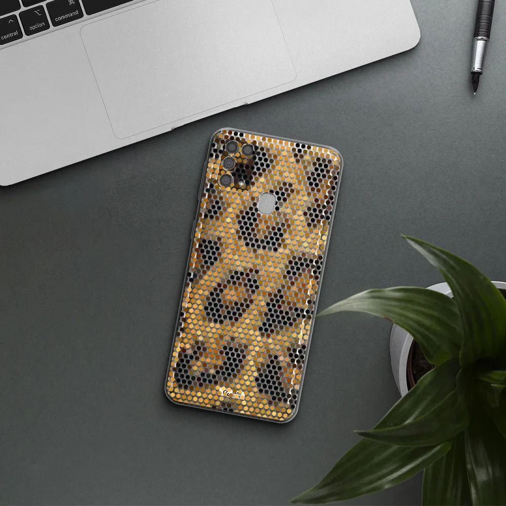 Leopard Dots Samsung M31 Clear TPU Case