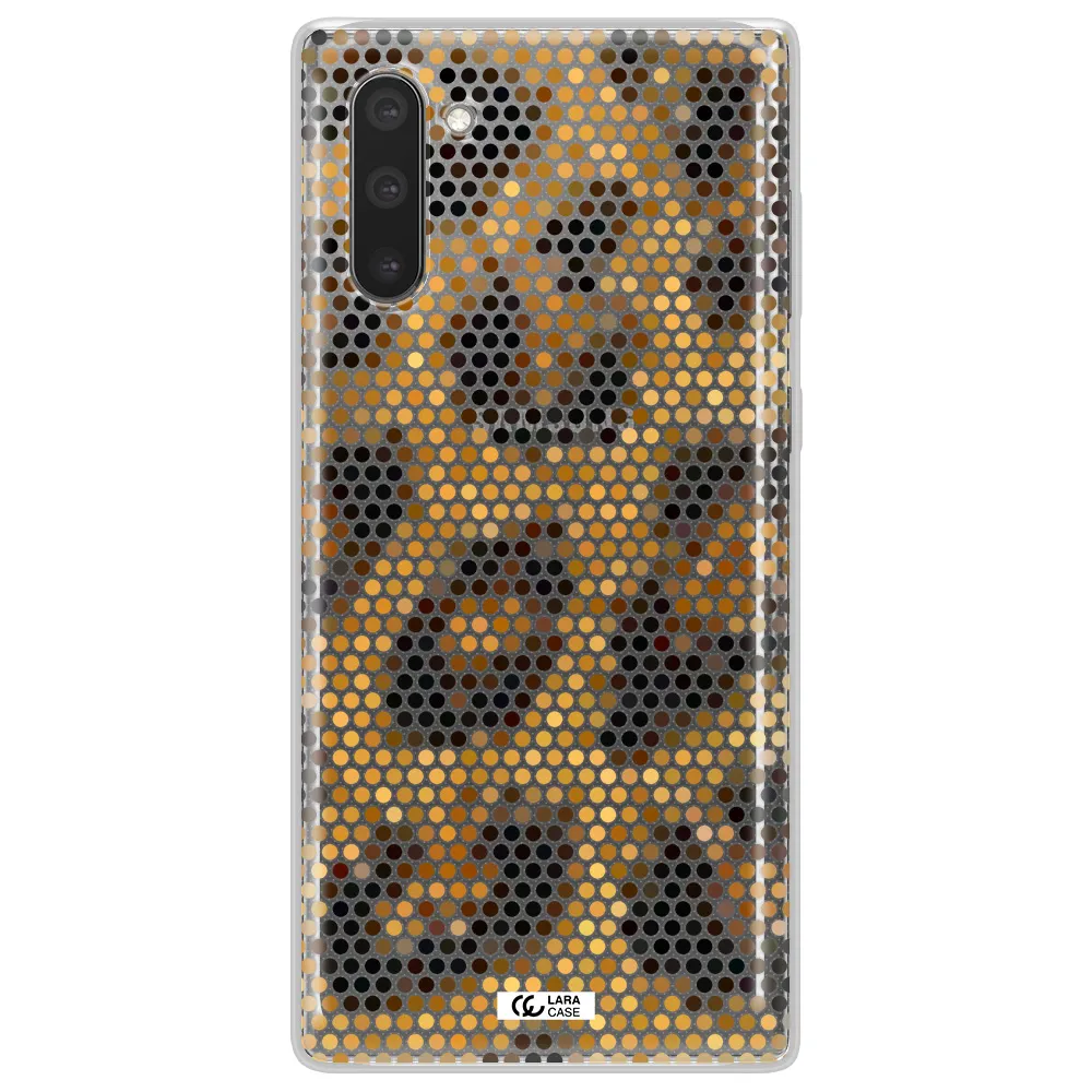 Leopard Dots Samsung Note 10 Clear TPU Case