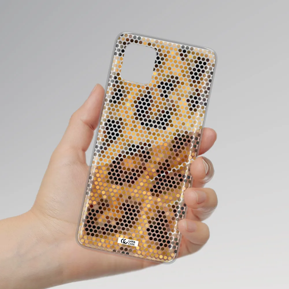 Leopard Dots Samsung Note 10 Lite Clear TPU Case