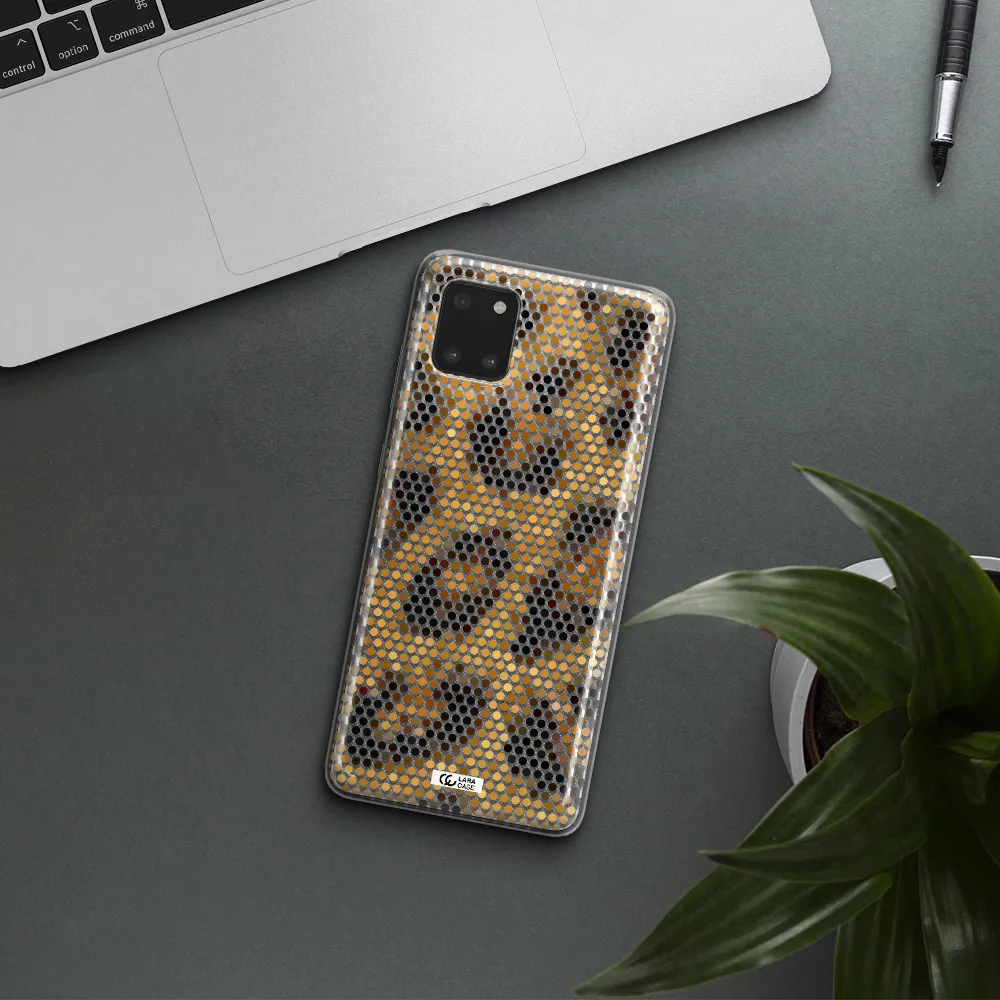 Leopard Dots Samsung Note 10 Lite Clear TPU Case