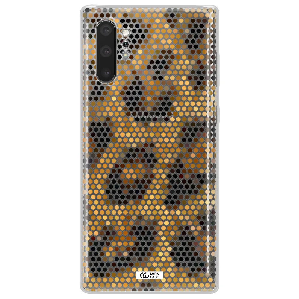 Leopard Dots Samsung Note 10 Plus Clear TPU Case