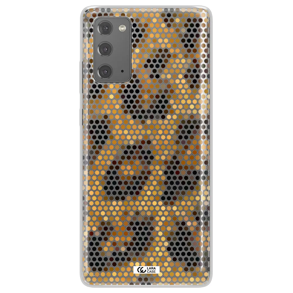 Leopard Dots Samsung Note 20 Clear TPU Case