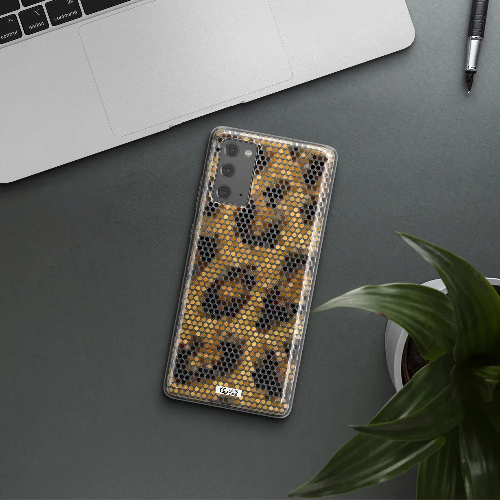 Leopard Dots Samsung Note 20 Clear TPU Case