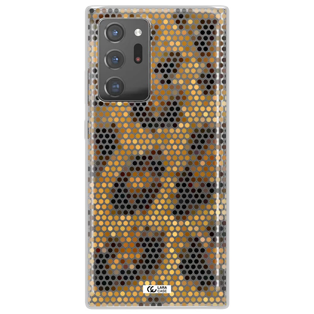Leopard Dots Samsung Note 20 Ultra Clear TPU Case