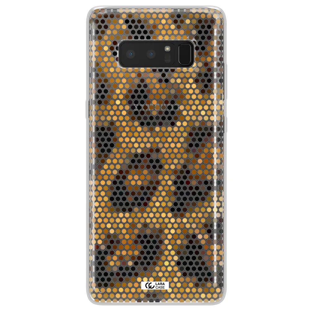 Leopard Dots Samsung Note 8 Clear TPU Case