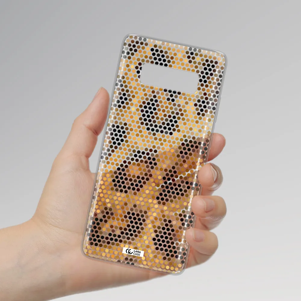 Leopard Dots Samsung Note 8 Clear TPU Case