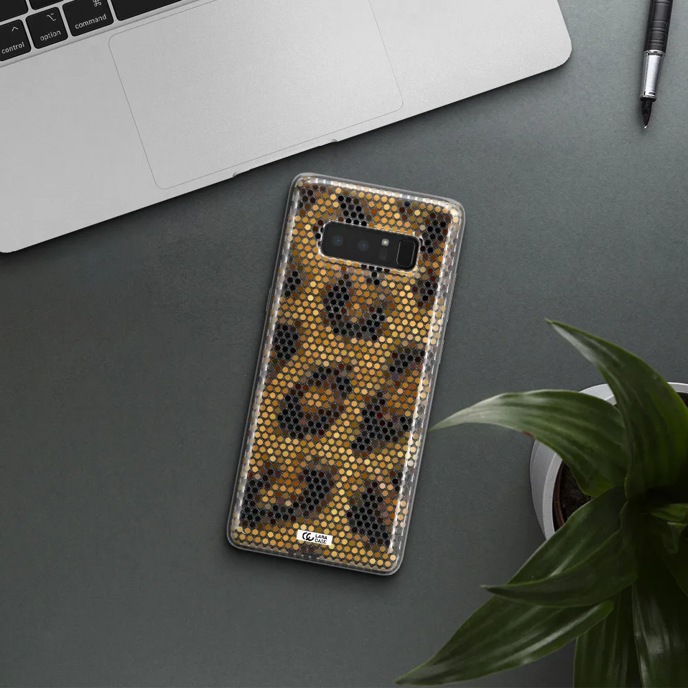 Leopard Dots Samsung Note 8 Clear TPU Case