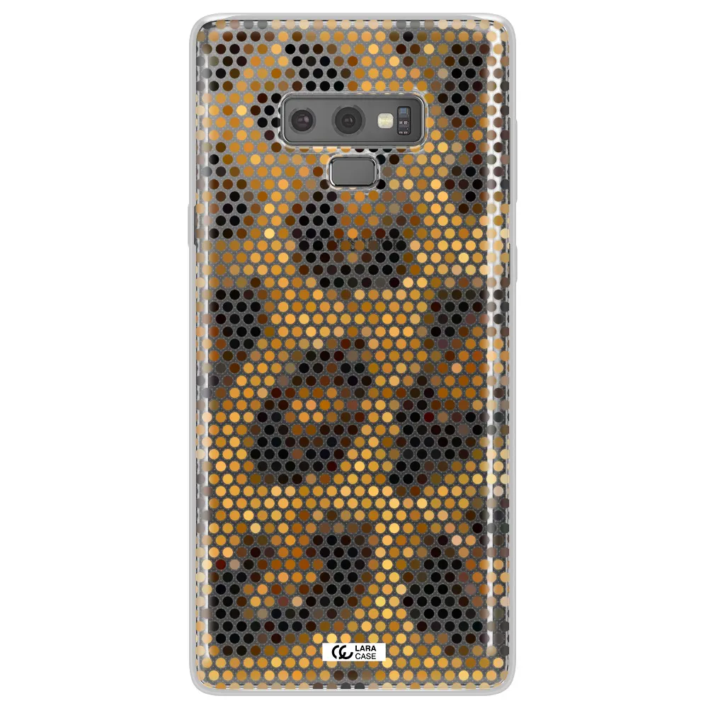 Leopard Dots Samsung Note 9 Clear TPU Case