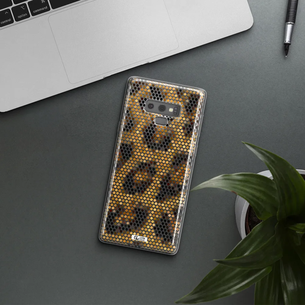 Leopard Dots Samsung Note 9 Clear TPU Case