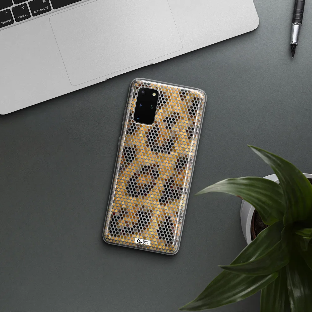 Leopard Dots Samsung S 20 Plus Clear TPU Case