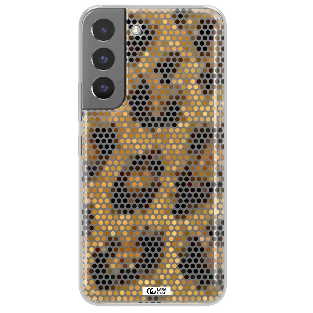 Leopard Dots Samsung S 22 Clear TPU Case