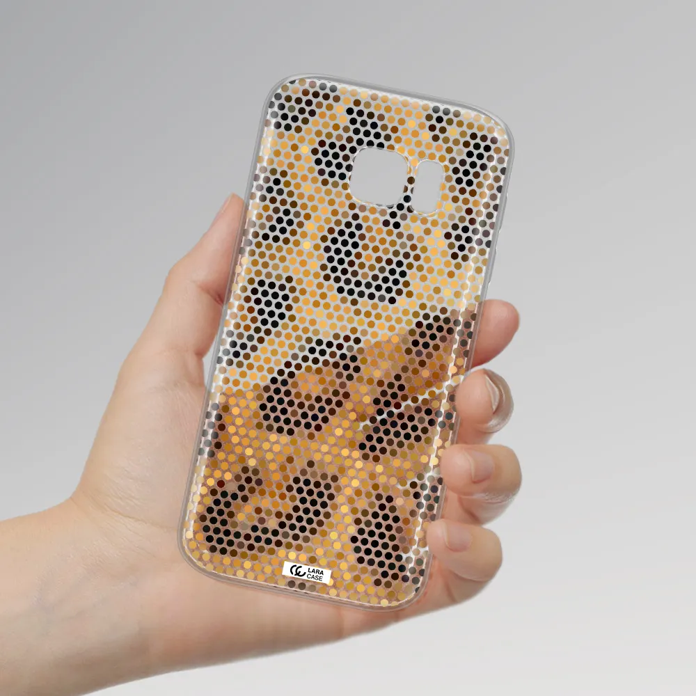 Leopard Dots Samsung S 7 Clear TPU Case