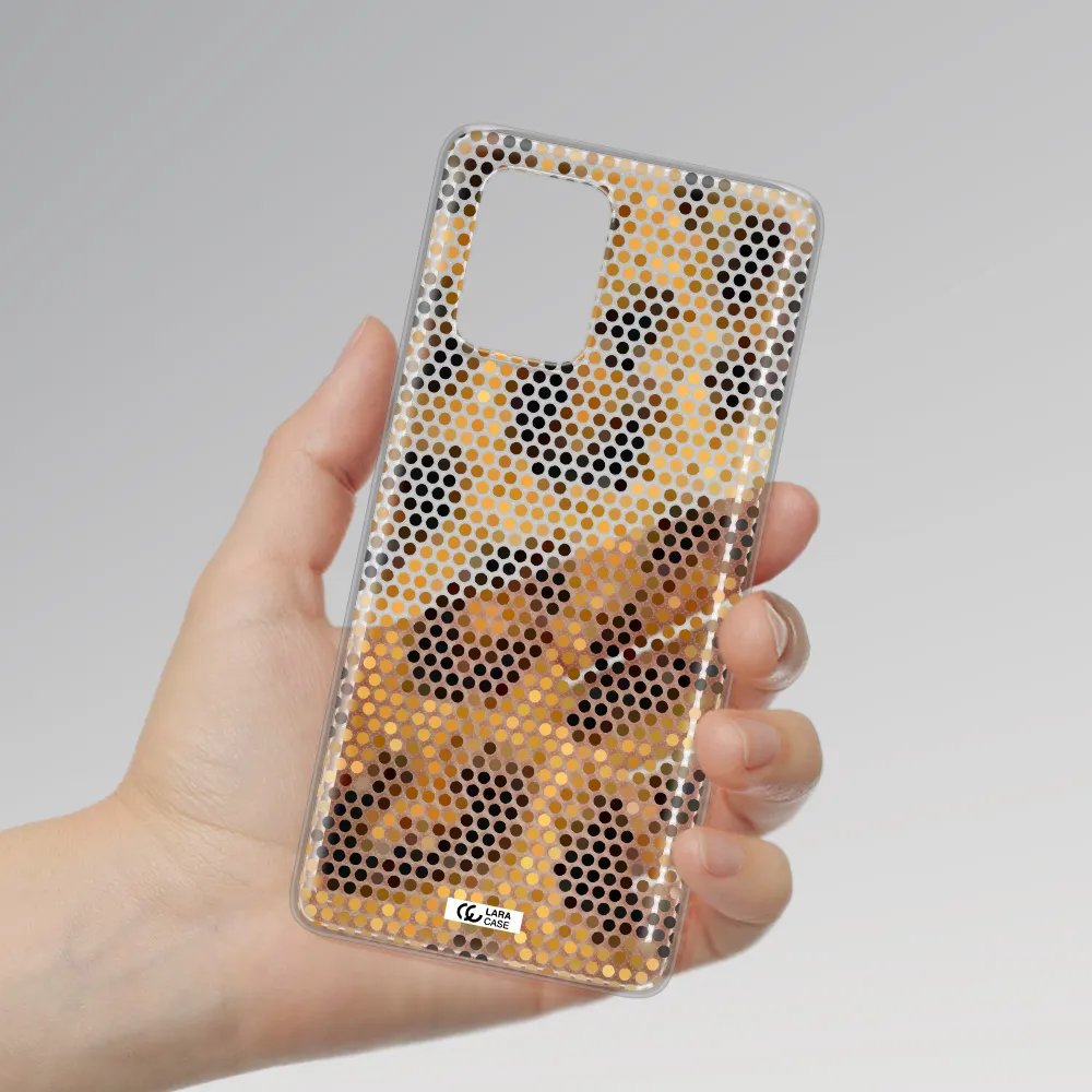 Leopard Dots Samsung S10 Lite Clear TPU Case