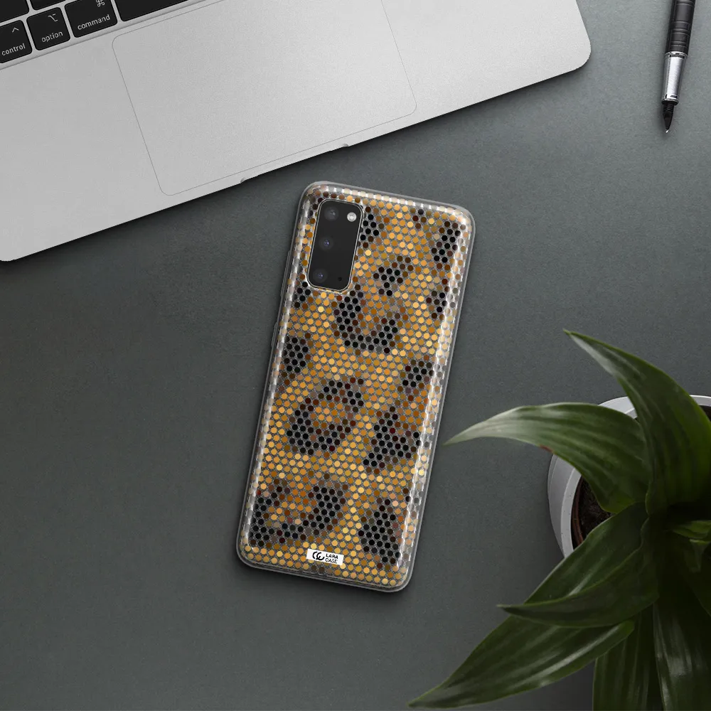 Leopard Dots Samsung S20 Clear TPU Case