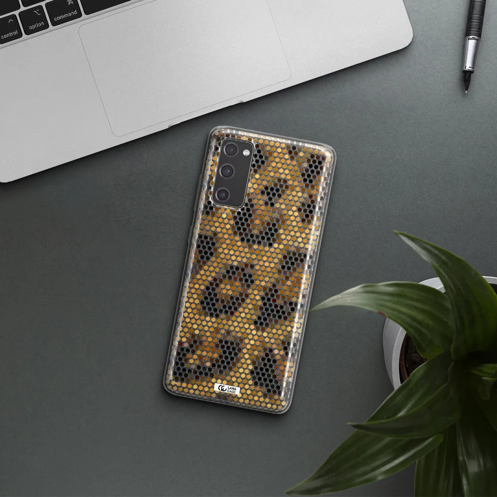 Leopard Dots Samsung S20 Fe Clear TPU Case