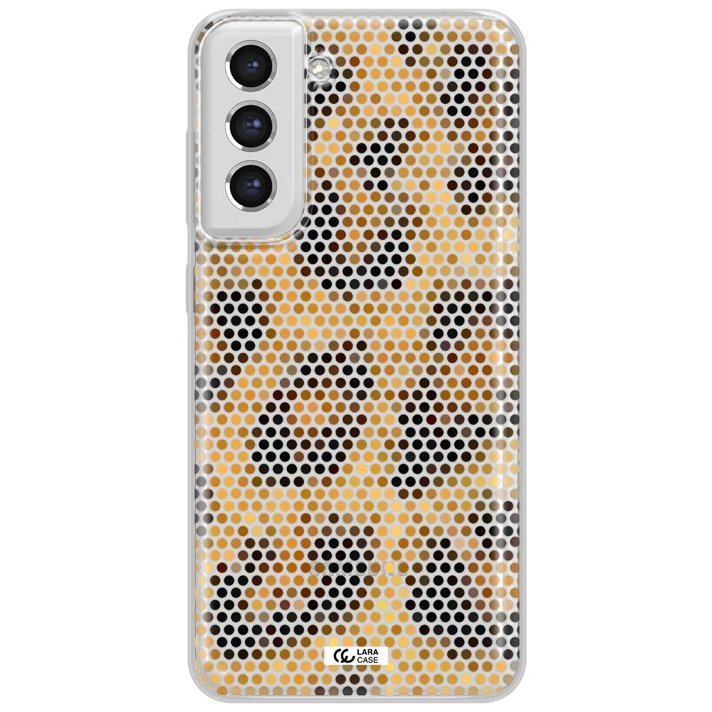 Leopard Dots Samsung S21 Fe Clear Tpu Case