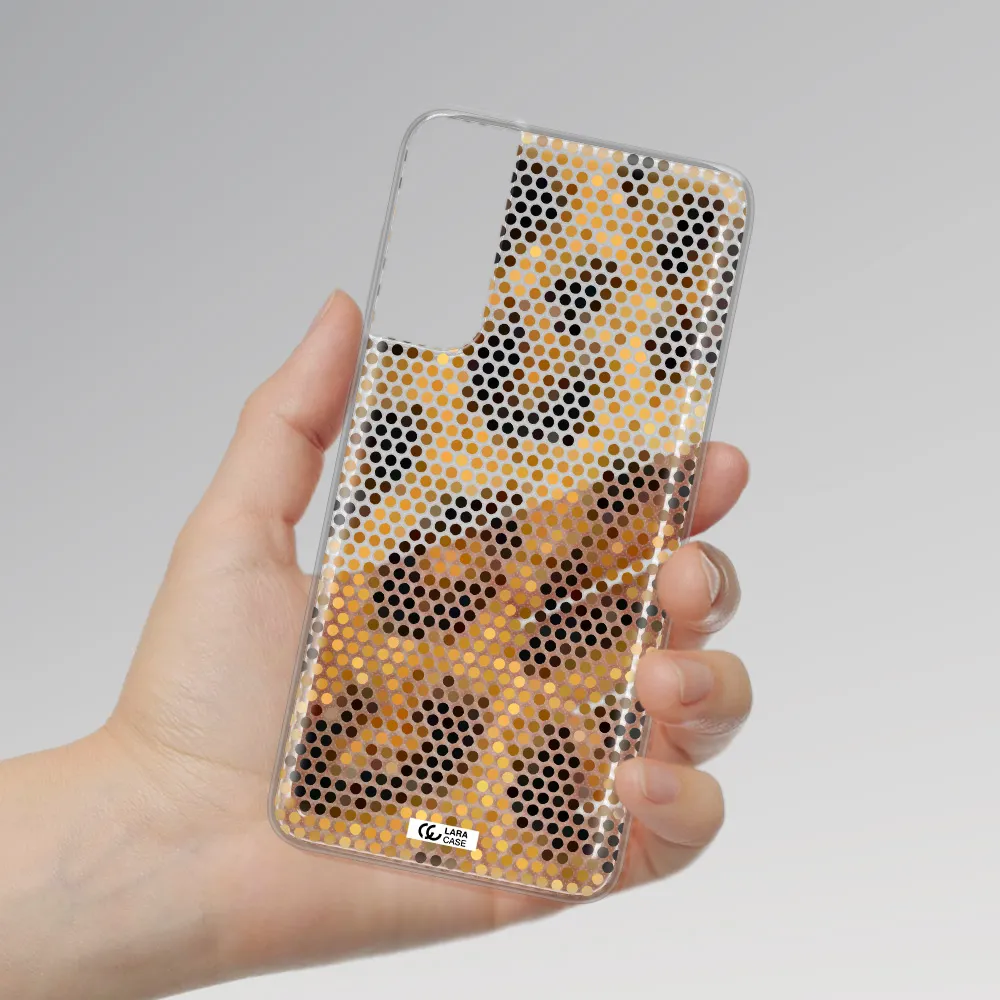 Leopard Dots Samsung S21 Plus Clear TPU Case